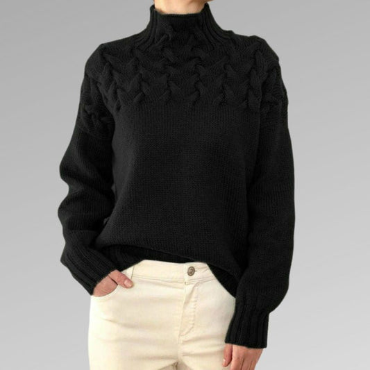 Mabel™ - Eleganter Pullover aus Zopfstrick