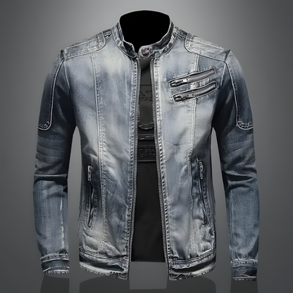 Aiden | Jeansjacke mit Reißverschluss