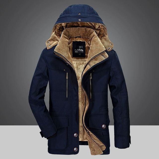 Dereck | Thermische Herren Winterparka mit Mehreren Taschen