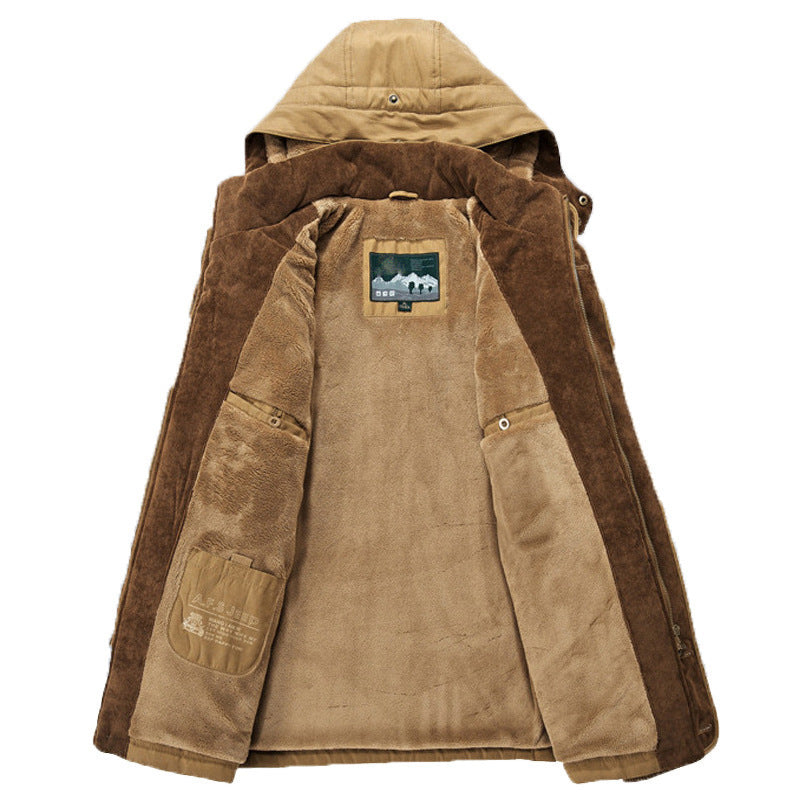 Dereck | Thermische Herren Winterparka mit Mehreren Taschen