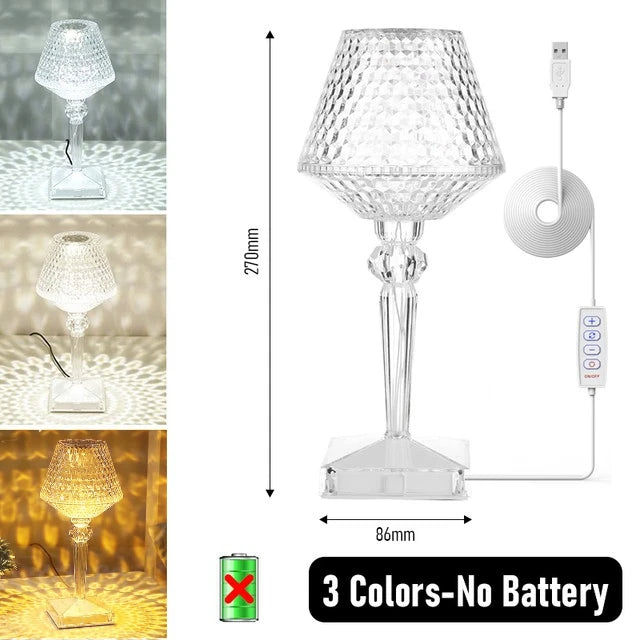 Molly™ – Crystal Touch Tischlampe