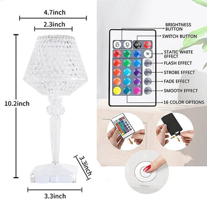 Molly™ – Crystal Touch Tischlampe