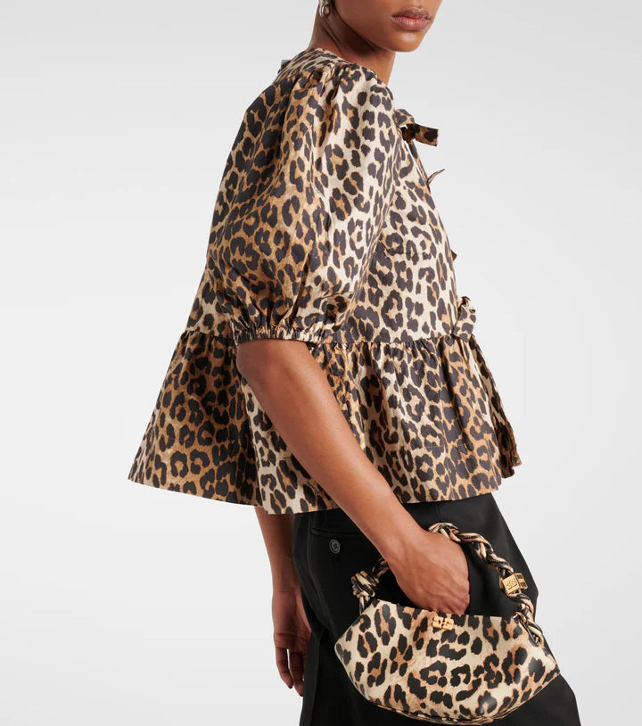 Ria | Leopard Sommerhemd