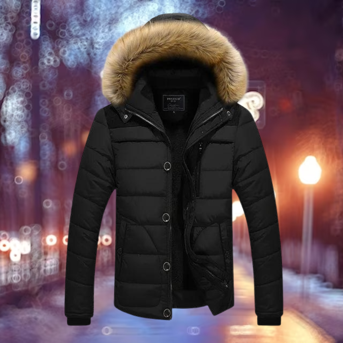 Clark - Die warme und bequeme Jacke mit Fellkapuze