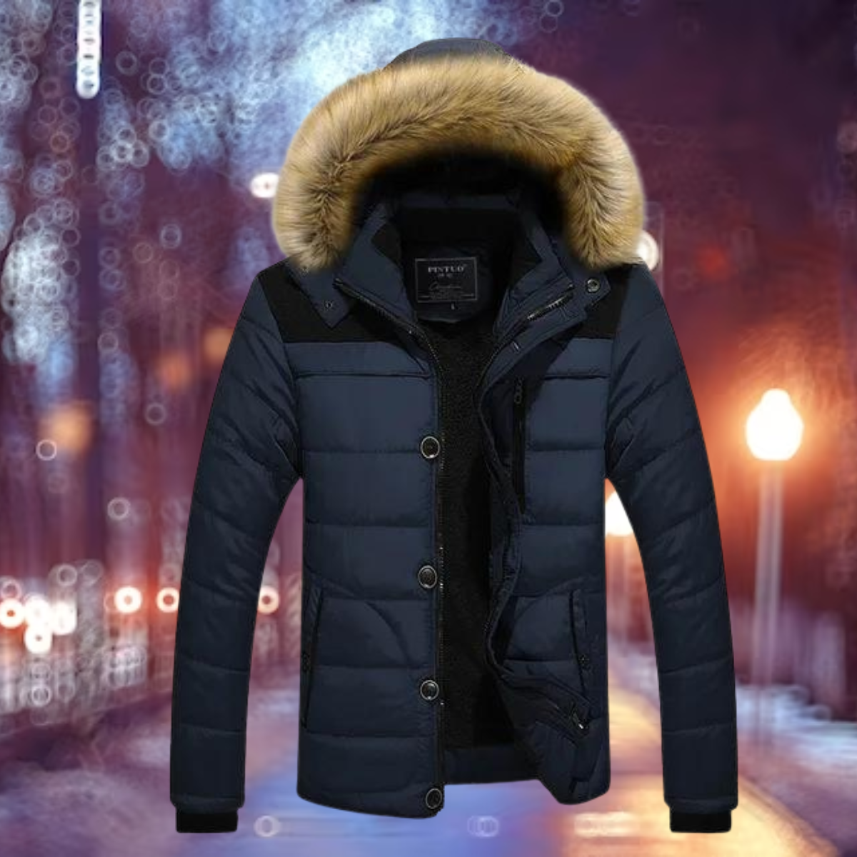 Clark - Die warme und bequeme Jacke mit Fellkapuze