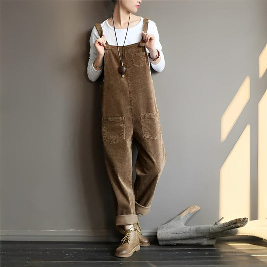 Eloise - Retro-Stil Cord-Overall