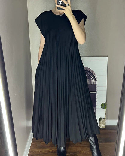 Maya™ – Ärmelloses Faltenkleid