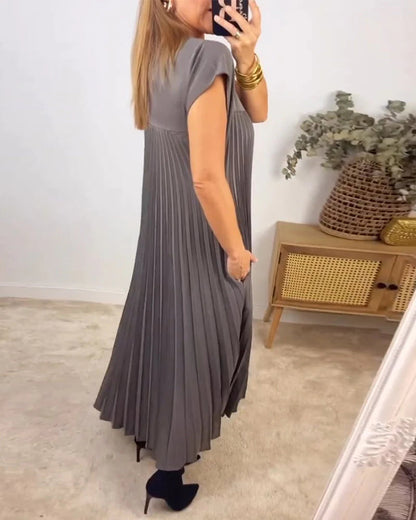 Maya™ – Ärmelloses Faltenkleid