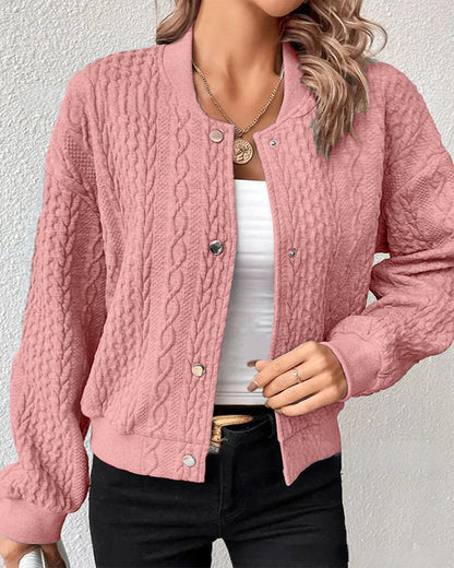 Rose™ Damen Strickjacke mit Knopfleiste