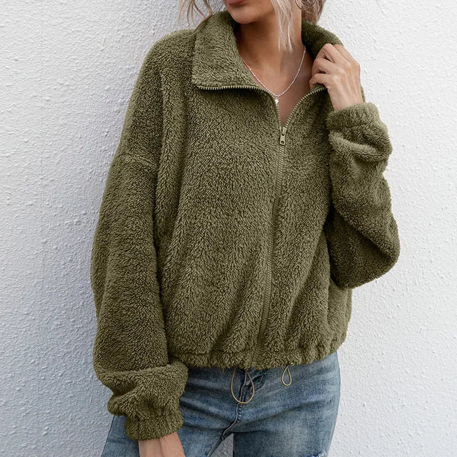 Ximena™ – Kuscheliger Kunstpelzpullover