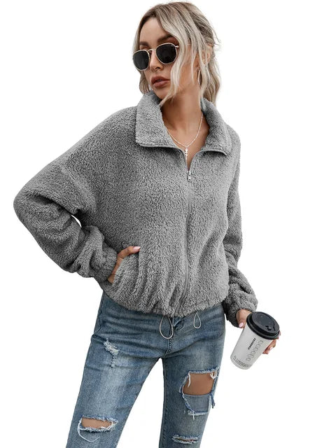 Ximena™ – Kuscheliger Kunstpelzpullover